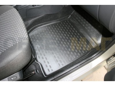 Коврики в салон полиуретан 4 штуки для 5 мест Element для Lada Largus 2012-2021