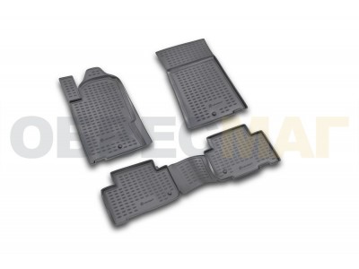 Коврики в салон полиуретан 4 штуки Element для SsangYong Rexton 2007-2012