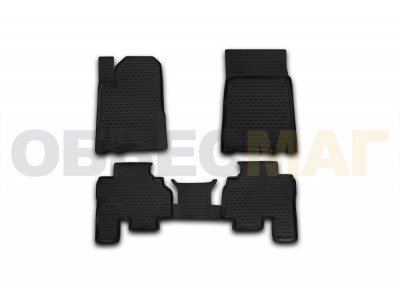 Коврики в салон полиуретан 4 штуки Element для SsangYong Kyron 2005-2015