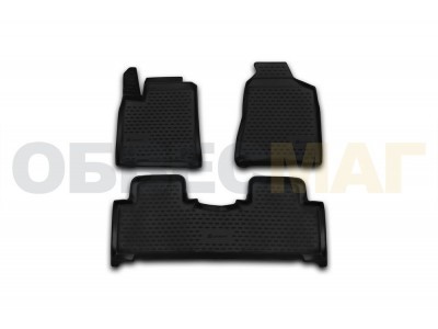 Коврики в салон полиуретан 3 штуки Element для SsangYong Actyon 2013-2021