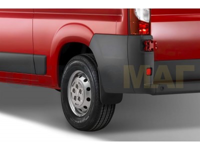 Брызговики задние 2 штуки без расширителей арок Frosch для Citroen Jumper/Peugeot Boxer 2006-2021