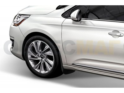 Брызговики передние 2 штуки Frosch для Citroen C-Elisee/Peugeot 301 2013-2021
