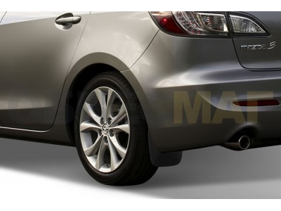 Брызговики задние 2 штуки на седан Frosch для Mazda 3 2009-2011