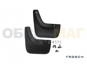 Брызговики задние Frosch 2 штуки на хетчбек для Mazda 3 № NLF.33.17.E11