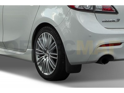 Брызговики задние 2 штуки на хетчбек Frosch для Mazda 3 2009-2011
