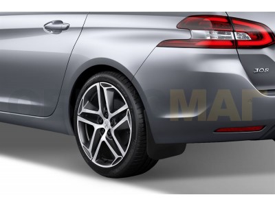 Брызговики задние 2 штуки Frosch для Peugeot 308 2007-2015