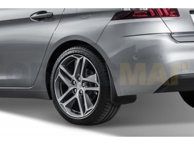 Брызговики задние 2 штуки Frosch для Peugeot 308  2014-2021