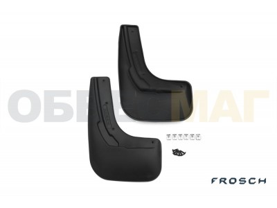 Брызговики задние Autofamily 2 шт. Frosch для Volkswagen Polo 2015-2020