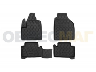 Коврики в салон полиуретан 4 штуки Element для Ford Tourneo Connect 2002-2013
