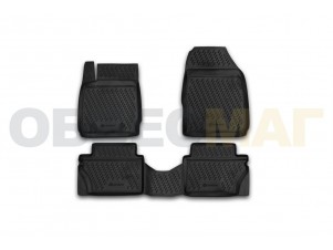 Коврики в салон Element полиуретан 4 штуки на Ford Fiesta № s000.18