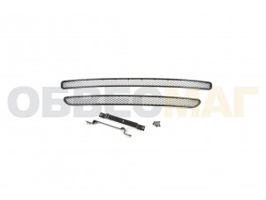 Защита радиатора Arbori черная сота 15 мм 2 штуки Ford Kuga № 01-170513-15B