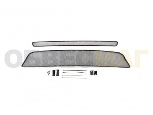 Защита радиатора Arbori черная сота 10 мм 2 штуки Nissan X-Trail T31 № 01-390407-101