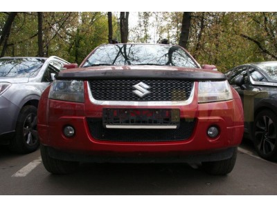 Защита радиатора Arbori черная сота 15 мм для Suzuki Grand Vitara 2008-2011