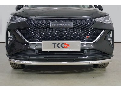 Защита передняя нижняя (с ДХО) 60,3 мм ТСС для Haval F7X 2022 – н.в.