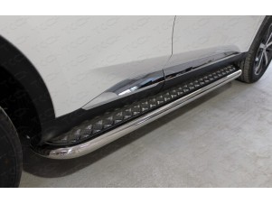 Пороги с площадкой 60,3 мм для Haval F7X 2022 – н.в. HAVF7X22-19