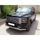 Защита переднего бампера d-76+60 радиусная двойная с подгибами для Haval H9 2024-н.в.