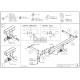 Фаркоп оцинкованный Galia шар A для Chevrolet Captiva/Opel Antara 2006-2016 C060A