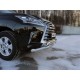 Защита передняя двойная 76-75 мм ТСС для Lexus LX-570/450d 2015-2021