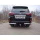 Защита задняя уголки 76 мм ТСС для Lexus LX-570/450d 2015-2021