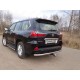 Защита заднего бампера 60 мм ТСС для Lexus LX-570/450d 2015-2021