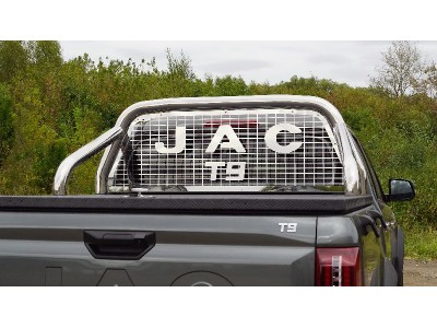 Защита кузова и заднего стекла (для крышки) 76,1 мм для JAC T9 4WD (дизель) 2024-н.в.