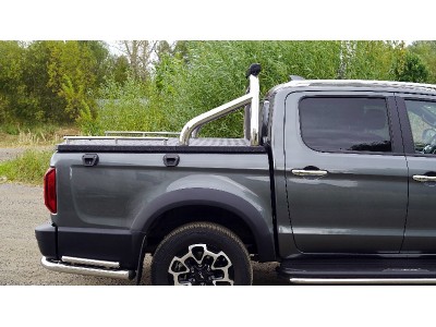 Защита кузова (для крышки) 76,1 мм со светодиодной фарой для JAC T9 4WD (дизель) 2024-н.в.