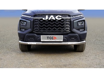 Защита передняя нижняя (с ДХО) 76,1 мм для JAC T9 4WD (дизель) 2024-н.в.