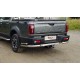 Защита задняя (уголки двойные) 76,1/42,4 мм для JAC T9 4WD (дизель) 2024-н.в.