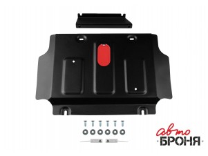 Защита картера (сталь) для JAC T9 2024-н.в. (V - 2.0; АКПП, полный) №111.09217.1