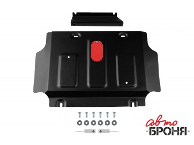 Защита картера (сталь) для JAC T9 2024-н.в. (V - 2.0; АКПП, полный)
