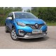 Накладка решётки радиатора верхняя 16 мм ТСС для Renault Kaptur 2016-2021