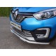 Защита переднего бампера с ДХО 60 мм ТСС для Renault Kaptur 2016-2021