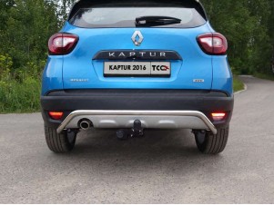 Защита заднего бампера 42 мм для Renault Kaptur № RENKAP16-30