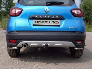 Защита задняя уголки 42 мм для Renault Kaptur № RENKAP16-31