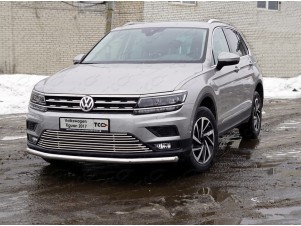 Защита передняя нижняя 60,3 мм для Volkswagen Tiguan 2016-2021 VWTIG17-59