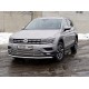 Защита передняя нижняя 60,3 мм ТСС для Volkswagen Tiguan 2016-2021