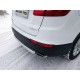 Защита заднего бампера овальная 75х42 мм ТСС для Chery Tiggo 5 2014-2021