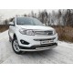 Защита передняя двойная 60-42 мм ТСС для Chery Tiggo 5 2014-2021