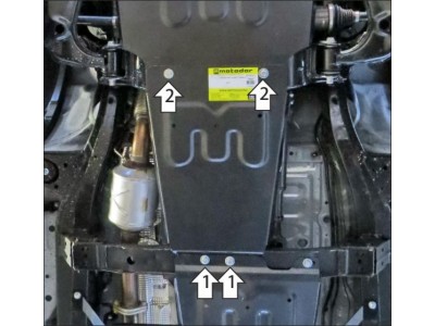 Усиленная защита КПП (2 мм, сталь) для JAC T8 2018-н.в., JAC T8 Pro 2019-н.в.