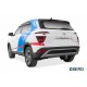 Фаркоп для Hyundai Creta 2016-2021, 2021-2022, Solaris HC 2024-н.в. съемное крепление шара под американский квадрат