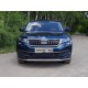 Защита переднего бампера 42 мм ТСС для Skoda Kodiaq 2018-2021