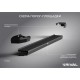 Порог-площадка "Black" F173ALB + комплект крепежа для Geely Coolray SX11 2023-н.в., Belgee X50 2023-н.в.