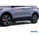 Порог-площадка "Black" F173ALB + комплект крепежа для Geely Coolray SX11 2023-н.в., Belgee X50 2023-н.в.