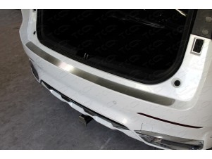 Накладка на задний бампер шлифованный лист для Haval F7 № HAVF719-05