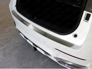 Накладка на задний бампер шлифованный лист надпись Haval F7 для Haval F7 № HAVF719-07