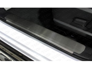 Накладки на пороги на пластик шлифованный лист 2 штуки для Haval F7 № HAVF719-13