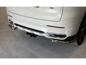 Защита задняя уголки 60 мм для Haval F7 № HAVF719-37