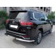 Защита заднего  бампера  "уголки" d-76 для Toyota Land Cruiser 300 70TH ANNIVERSARY 2021–н.в.