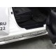 Пороги с листом d-60 для Toyota Fortuner 2020-н.в.