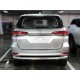 Защита заднего бампера одинарная d-76 для Toyota Fortuner 2020-н.в.